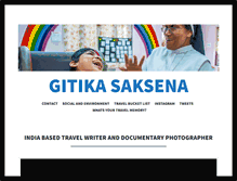 Tablet Screenshot of gitikasaksena.com
